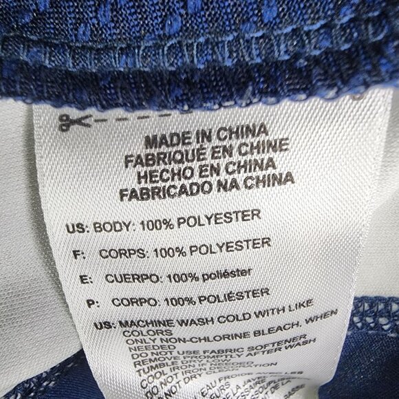 Mens Blue Adidas WR Number 6 Soccer Jersey Short Sleeve Crew Neck Size L - Picture 5 of 9